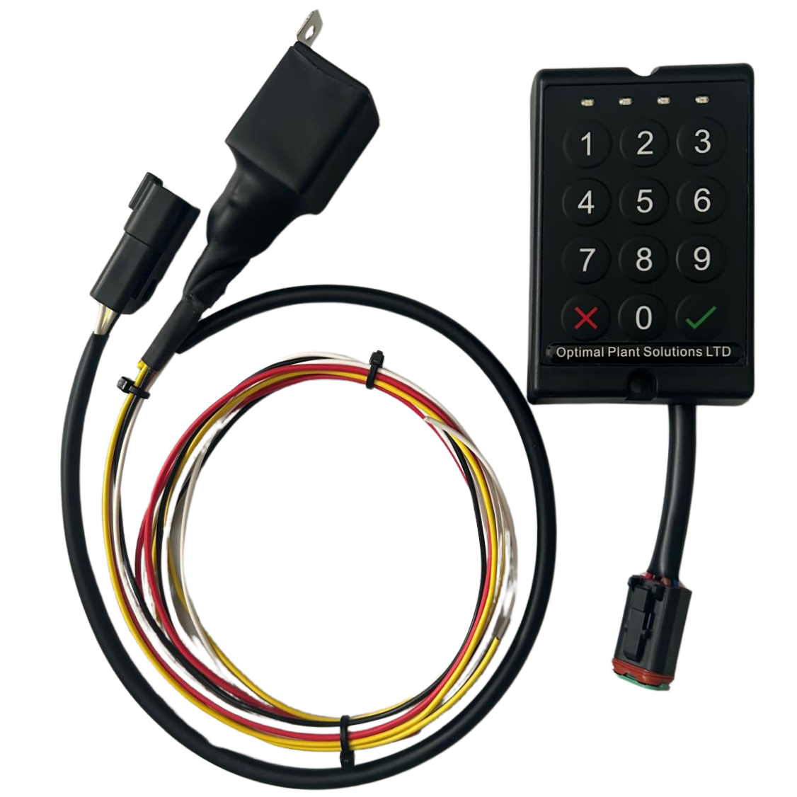 Waterproof Keypad Immobiliser - With Timer Delay Shut Off Harness.