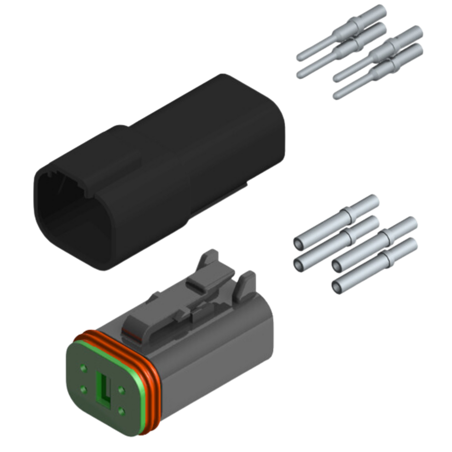 Deutsch DT Connector 4 Pin Set