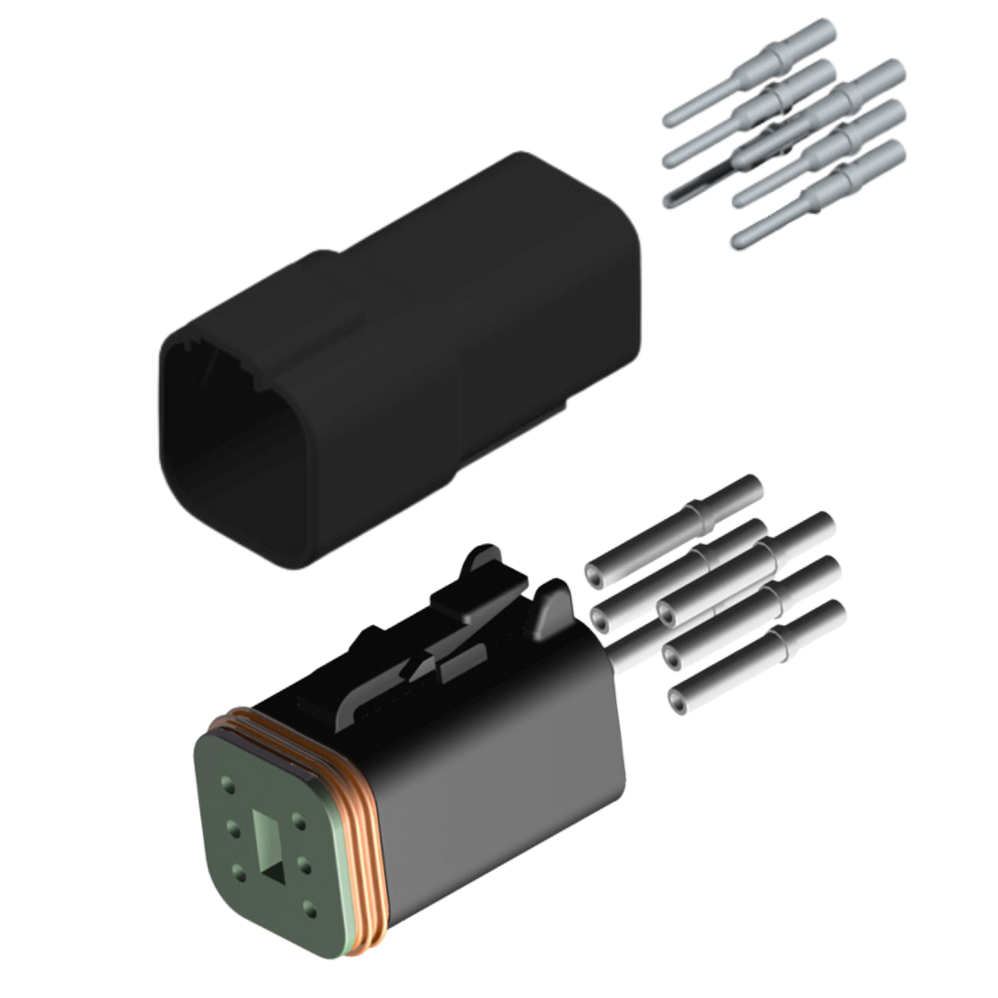 Deutsch DT Connector 6 Pin Set