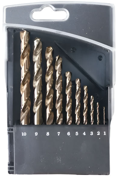 Metric Drill Set Cobalt 10 pcs