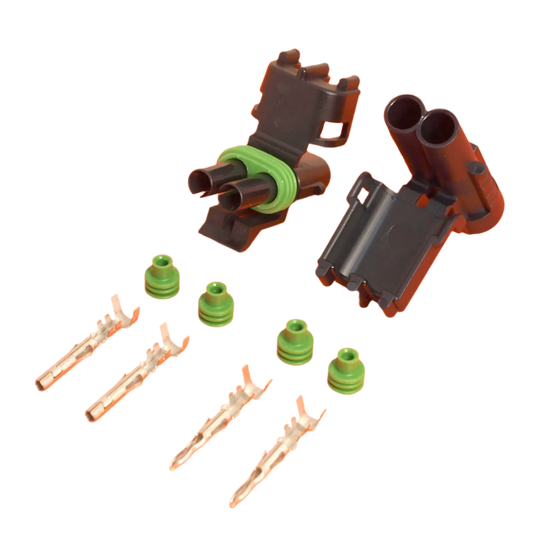 Delphi 2 Way Weatherpack Series Sealed Automotive Connector Kit