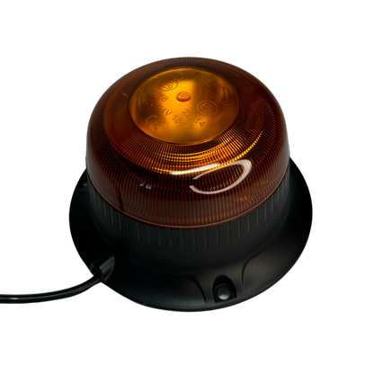 Amber micro beacon with magnetic mount type 