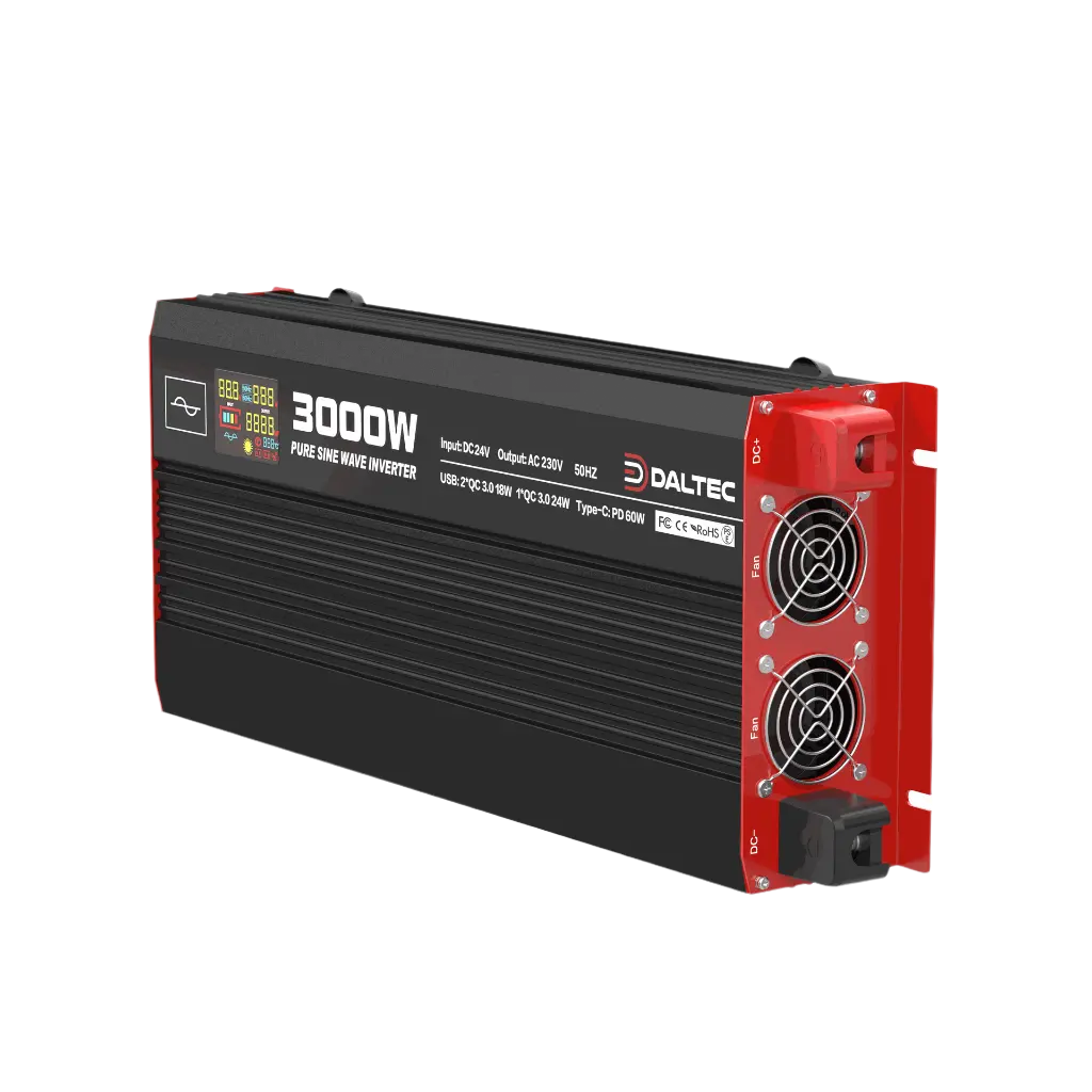 12/24v 3000W Pure Sine Wave Advanced Inverter