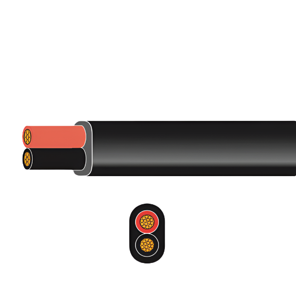 2 core automotive flat cable 