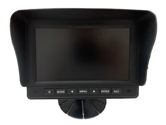 Premium HD 7″ Quad View 4-Channel Monitor - Inbuilt DVR