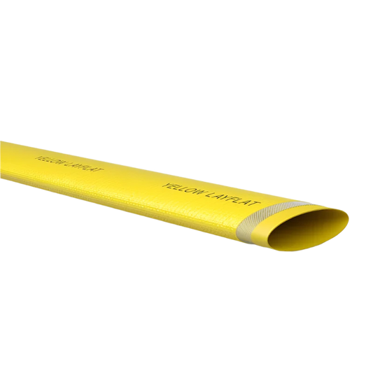 Layflat Hose (Yellow) (6 BAR) - With Bauer Couplings